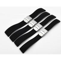 Boom Boom Fashion pakaitinis silikoninis dirželis vyrams moterims riešiniam laikrodžiui 18/20/22/24 mm laikrodis 22mm