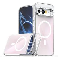 Fashion Gradient Magnetic Phone Case For Google Pixel 10 9 Pro XL 10Pro 9Pro 5G For Magsafe Wireless Charge Shockproof Cover Google Pixel 10 balta
