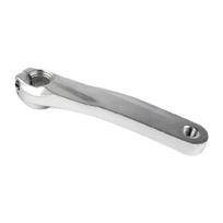Bicycles Crank Arm, 220mm Bike Left Crank Arm, Aluminium Alloy Single Chain Crank Arm for Folding Bikes, Mountain Bikes sidabras