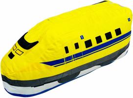 MORIPiLO Plarail Shinkansen Doctor Yellow Body Pillow Micro Fabric Plush Toy Nap Pillow 60x23x23cm Character Makura no Morishita (Large Die-Cut