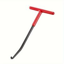 Motorcycle Exhaust Pipe Spring Puller / T-Type Hook / Removal and Installation Tool / Automotive Repair Tool raudona