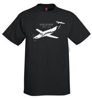 Pilatus PC-12 NG (Silver/Black) Airplane T-Shirt - Personalized with Your N# XL