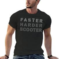 Faster Harder Scooter Techno T-Shirt Tees Anime Figures Customs Design Your Own Tops Clothes for Men - Men's Summer Cotton Gr... S įvairiaspalvis
