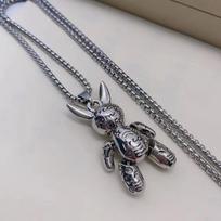 New Rascal Rabbit Female Versatile Hip Hop Sweater Chain Necklace Pendant 60CM(Necklace Long)