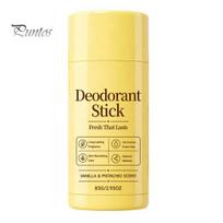 Fresh Deodorant Stick 83G Vanilla & Pistachios Stick, Odor Protection Perfumed for Women Light Fragrance Men, Long Lasting Scent Underarm Care geltona