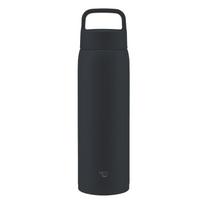 Zojirushi Stainless Steel Water Large Capacity Recommended for Dishwasher Seamless Charcoal Bottle, 1.0L, Exercise, Screw-on Handle, Safe, Lid,