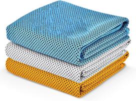 Cooling Summer Cooling Cool Heat Cooling UV Protection Gift Towel, Blanket, Throw, Touch, Bedding, Relief, Blanket, Sleeping, Office, Napping, mėlyna