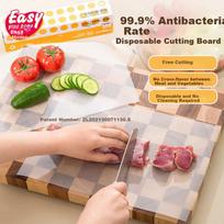 Disposable Cutting Board Mat, Chopping Board Paper for Baby Food, Outdoor Camping Portable Fruit And Vegetable Cutting Board