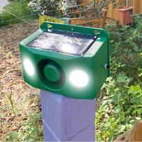 LED Solar Ultrasonic Animal Repellent Outdoor Waterproof Repeller Deterrent for Dog Cat Bird Pest Repeller M žalia