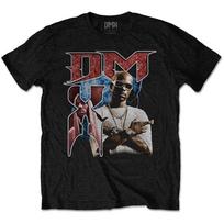 DMX T Shirt Bootleg Red Logo Official Mens Black XL S