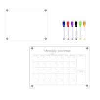 Clear Whiteboard Calendar for Student,Office, Keeping Track of Important Dates