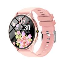Smart Sports Watch with HD Round Screen, Step Tracking, Bluetooth Calling Multi-function Electronic Watch, Compatible with Android & IOS rožinė