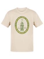 Officially Licensed Coca-Cola Ice Cold Vintage Bottle Logo Graphic Mens T-shirt S