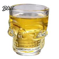 Brandy Glass Bottle With Cork Skull Shaped Decanter 3D Gothic Whiskey with Wine Stopper Novelty Liquor Dispenser for Home Bar Halloween Gift Unique A