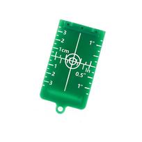 Magnetic Laser Level Target For Precision Measurement ABS Construction For Construction And DIY Projects žalia