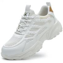 Men's Lightweight Breathable Safety Work Shoes - Anti-Smash, Anti-Puncture, Odor-Resistant, and Comfortable.