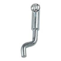 1/4pcs Z-style Cable End Single-hole Fixing Dog Leg Z Cable End For Lawn Mowers Equipment Easily Fits 2mm Cables