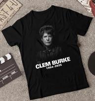 Clem Burke Black 1954-2025 Shirt Cotton All size For Fan HRN18 Unisex T-Shirt M
