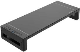 Laikiklis „Equip Juoda“ monitoriaus pakėlimo komplektas, 4xUSB-A/USB-C/+, 25 kg