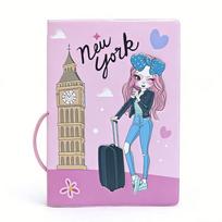 Creative 3D Passport Cover Wallet for Girls & Women, ID Card Holder & Travel Address Organizer, Portable Accessories