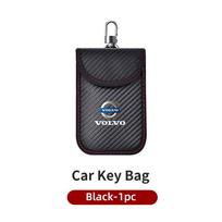 Car Key Case Signal Blocker Bag RFID Shielding Pocket For Volvo AWD C30 C70 S60 S80 S90 T6 V40 V50 V60 V70 V90 XC40 XC60 XC70 juoda