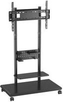 Laikiklis Equip Stovas grindinis 50''-90'' 1TFT 60kg Mobil+Padėklas sw