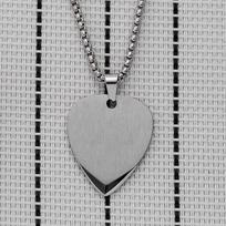 New Shield Pearl Chain Titanium Steel Guitar Pick Necklace 60CM