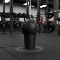 Quick Pushon Design Row Bar Handle Barbell Ball Grip for Bodybuilders, Athletes, Gym Triangle Triangle