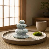 Krautų akmens skulptūra Japoniška meditatyvi statula Namų dekoravimas Akvariumo dekoras West Lake Stone