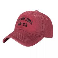 USS ARCADIA (AD) SHIPS STORE Baseball Cap party Hat cute GentleUnisex Hat Fashion Beach For Women  Unisexs