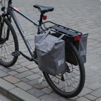 Dviračio galinės bagažinės šoninės apsauginės bėgeliai Kalnų kroviniams Su atšvaitu Reguliuojami Alloy Full-qr Fender