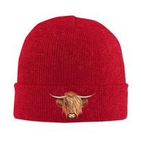 Scottish Hairy Highland Cow Bonnet Hats Hip Hop Hat for Unisex Women Winter Keep Warm Skullies Beanies Caps Unisex Adult Bonnet Hat