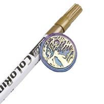 Wax Seal Pen Waxing Coloring Pens Metallic Marker Pens Ideal-Tool for DIY Crafts 1 auksas
