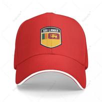 Multifunction Sri Lanka Flag Shield Sandwich Baseball Cap Unisex Sports Casual Caps Golf Hat Fishing Outdoors One Size