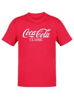 Officially Licensed Coca-Cola Classic Vintage Logo Graphic Mens T-shirt XXXXL