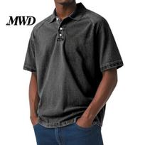 Polyester Spandex Shirt Men Button Holiday Short Sleeve Turndown Collar Tee Casual Comfortable Stylish Loose Fit for Summer Beach Travel Daily Wear S tamsiai pilka spalva