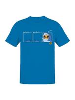Officially Licensed Sad Nuggie Shark Surprise Mens T-shirt XL