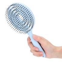 Round Shape Hair Detangling Brush Vented Design Straightening Hair Brush  For Women