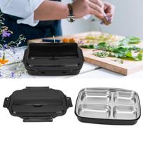 1.2L Insulated Lunch Box 4 Compartment Food Storage Container Cute Bento Lunch Box  For Office juoda