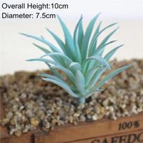 Mini Small Medium Large Blue Flocked Artificial Succulents Plants Home Bedroom Living Room Desktop Decoration Fake Plants Bonsai