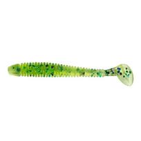 1 PAKUOTĖ 5,5 cm 0,6 g 50 vnt./maišelyje Dirbtinis minkšto plastiko kirmėlės masalas su irkliniu uodegu 50 pcs/pack