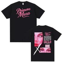Omar Courtz Primera Album 2025 Merch T Shirt Fashion Hip Hop Pop Music T Shirt Men's Women Oversized Casual Short Sleeve T-shirt 3XL