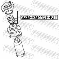 FEBEST Frikcinis guolis, pakabos statramsčio atramos montavimas SZB-RG413F-KIT
