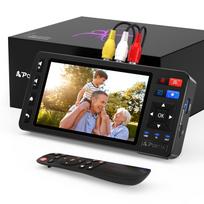 Portta VD20P VHS skaitmeninis konverteris su HD vaizdo įrašymo įrenginiu į MP4 Mini ir Retro žaidimų konsolėms Grotuvas Ne 5 colių ekranas, (Konvertuoti formatą) VHS,