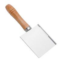 1 vnt. dantų vaško mentelė, aliuminio lydinio kvadratinis pusapvalis vaško užtvaros įrankis dantų protezų apdorojimo laboratorijai