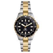 FOSSIL Wrist Watch Quartz Movement Stainless Steel Strap 36mm Black Dial Women's Watch 100m Water Resistant ES5349 Black Dial