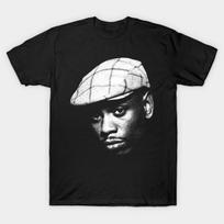 Men Black Print T-shirt Dave Chappelle No-Cut Transfer Paper Print Cotton Tshirt L juoda