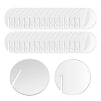 30 vnt./rinkinys Apvalios formos Vyno taurės žymekliai Gėrimo taurės identifikatorius Ženklas Baras Virtuvė Vakarėlio dekoracija transparent-love heart shape