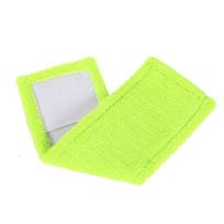 Microfiber Floor Dust Mop Pad Household for Spray Mop Cleaning Pad Flat Refill Replacement Cloth žalia