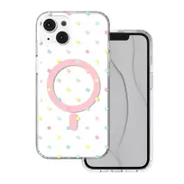 Telforceone „Bubble Dots Mag“ dėklas, skirtas „iPhone 13 / 14“ 6,1 colio, baltas